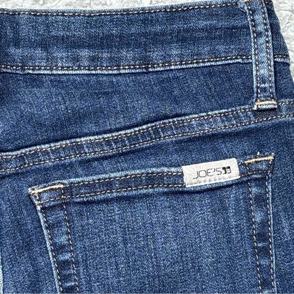 Joe's Jeans Womens 25 Skinny Dark Wash Classic Casual Raw Hem Frayed Edge Party - Picture 4 of 5